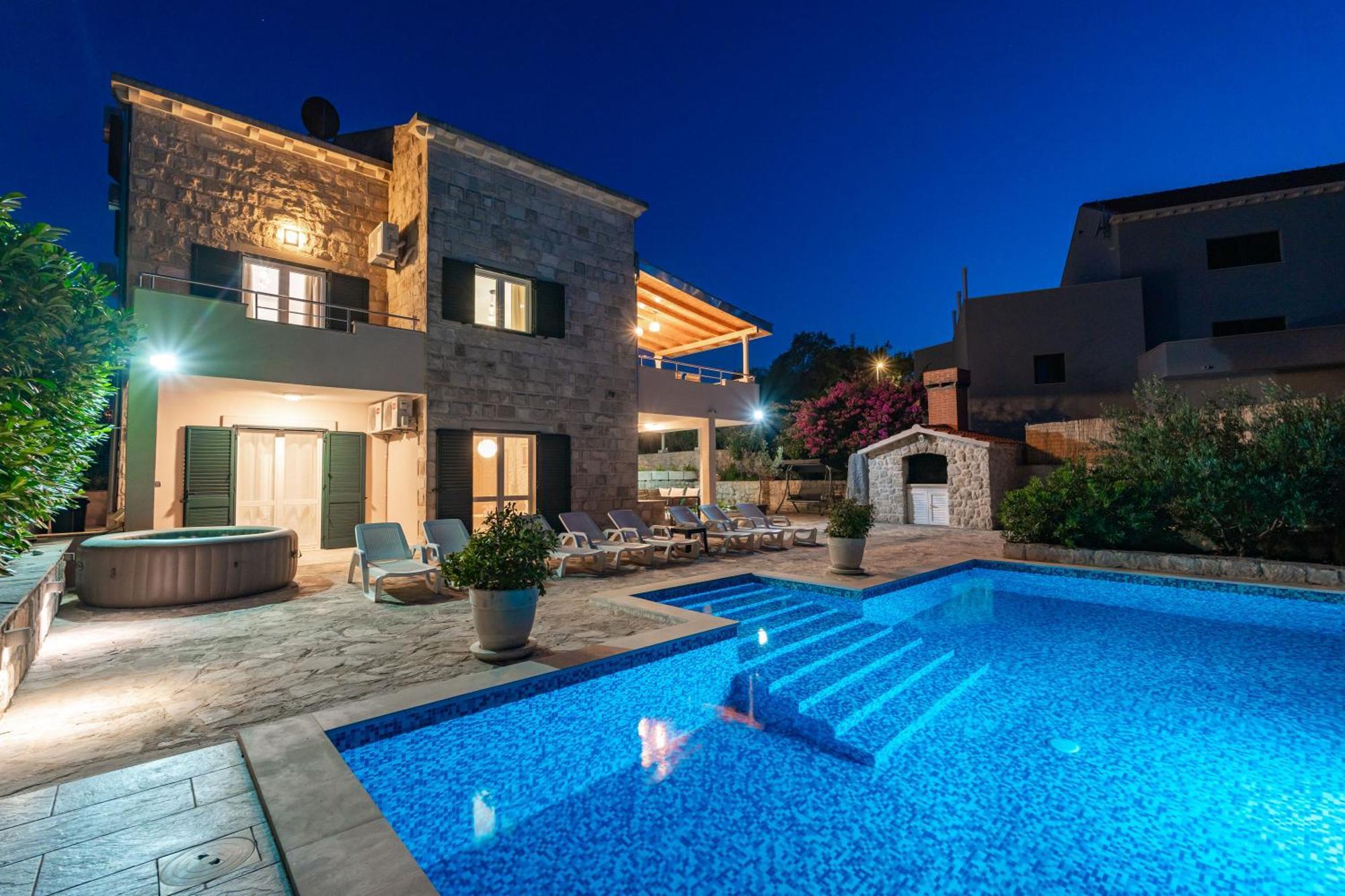 Villa Petmat - With Private Pool And 6 Bedrooms 두브로브니크 외부 사진